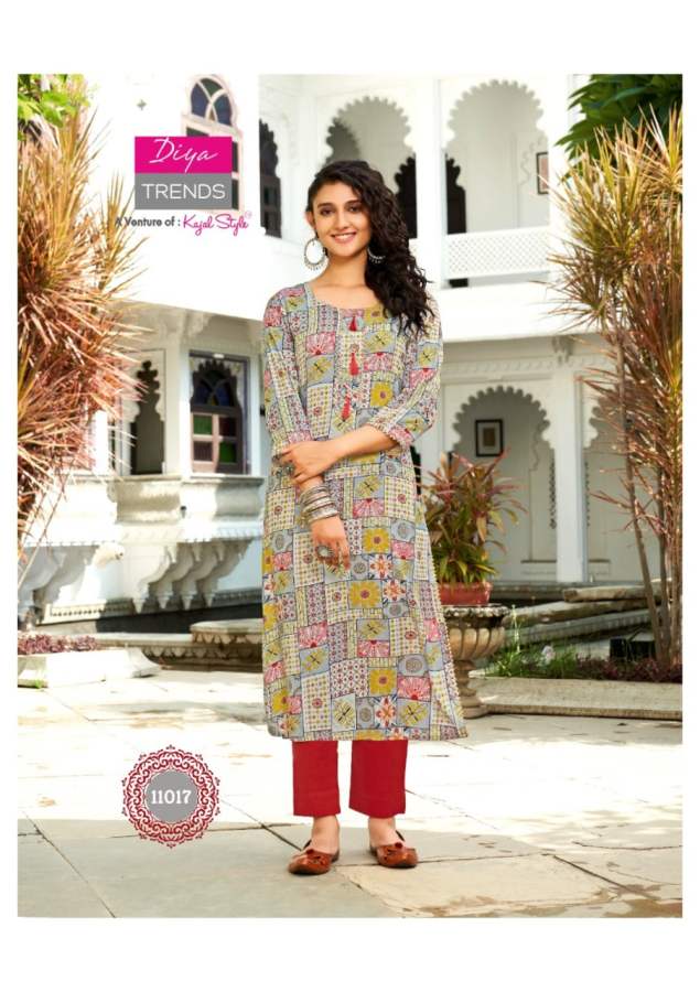 Gardencity 11 Fancy Ethnic Wear Rayon Designer Kurti Latest Collection